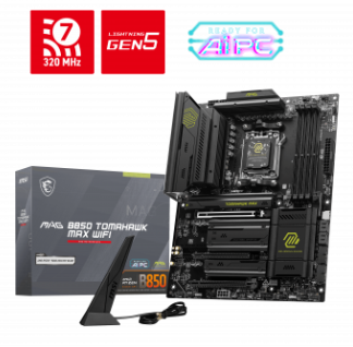 MSI MAG B850 TOMAHAWK MAX WIFI AM5 DDR5 8400MHZ(OC) HDMI 4x M.2 USB 10Gbs 5G LAN WI-FI