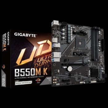 GIGABYTE B550M K DDR4 4733MHz(OC) HDMI M.2 DP mATX
