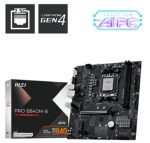 MSI PRO B840M-B AM5 DDR5 8000MHZ(OC) HDMI VGA 2X M.2 USB 5 GBS 2.5G LAN MATX