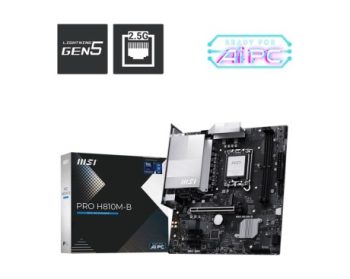 MSI PRO H810M-B DDR5 6400MHz (OC) M.2 mATX 1851P