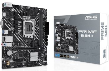 ASUS PRIME H610M-K DDR5 5600Mhz HDMI VGA mATX 1700